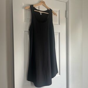 Black shift dress